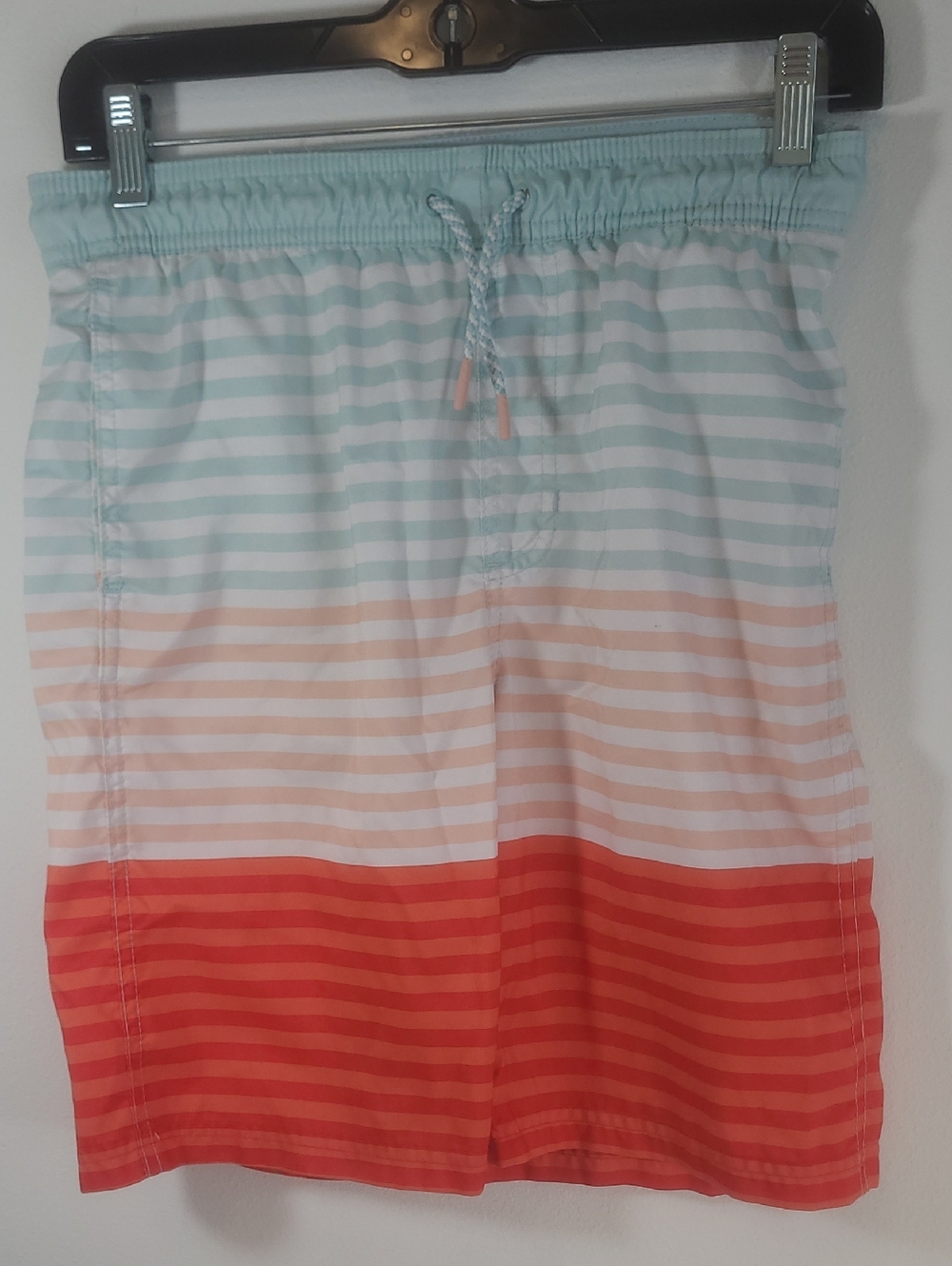 Cat & Jack Boy's Swimsuit Large (16) Tri-colored Stripes